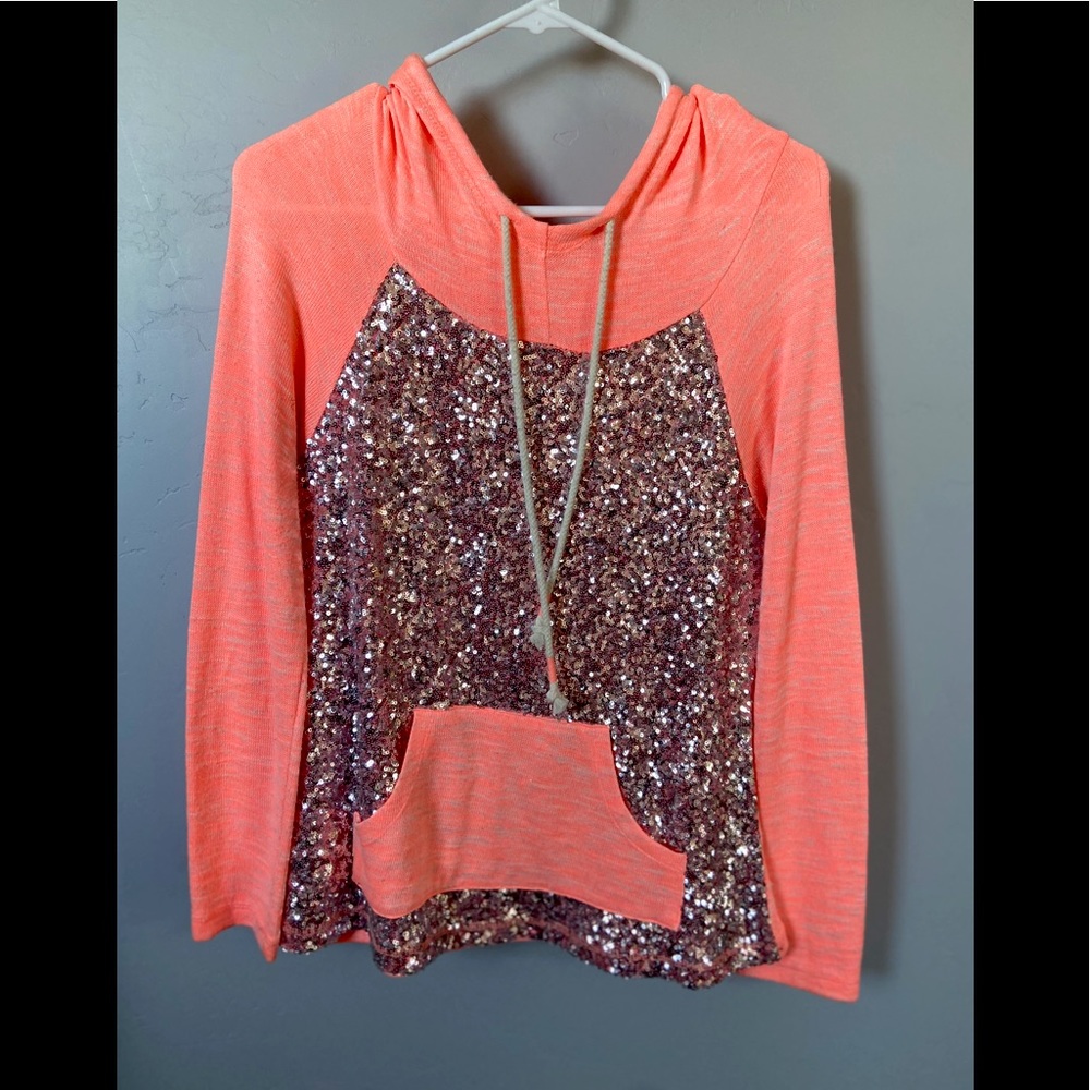 Thin Sequin Hoodie